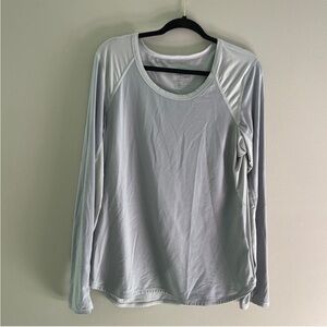 The North Face Gray Long Sleeve T-Shirt Thermal Size XL Flash Dry Layering